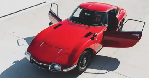 1967 Toyota 2000 GT Solar Red
